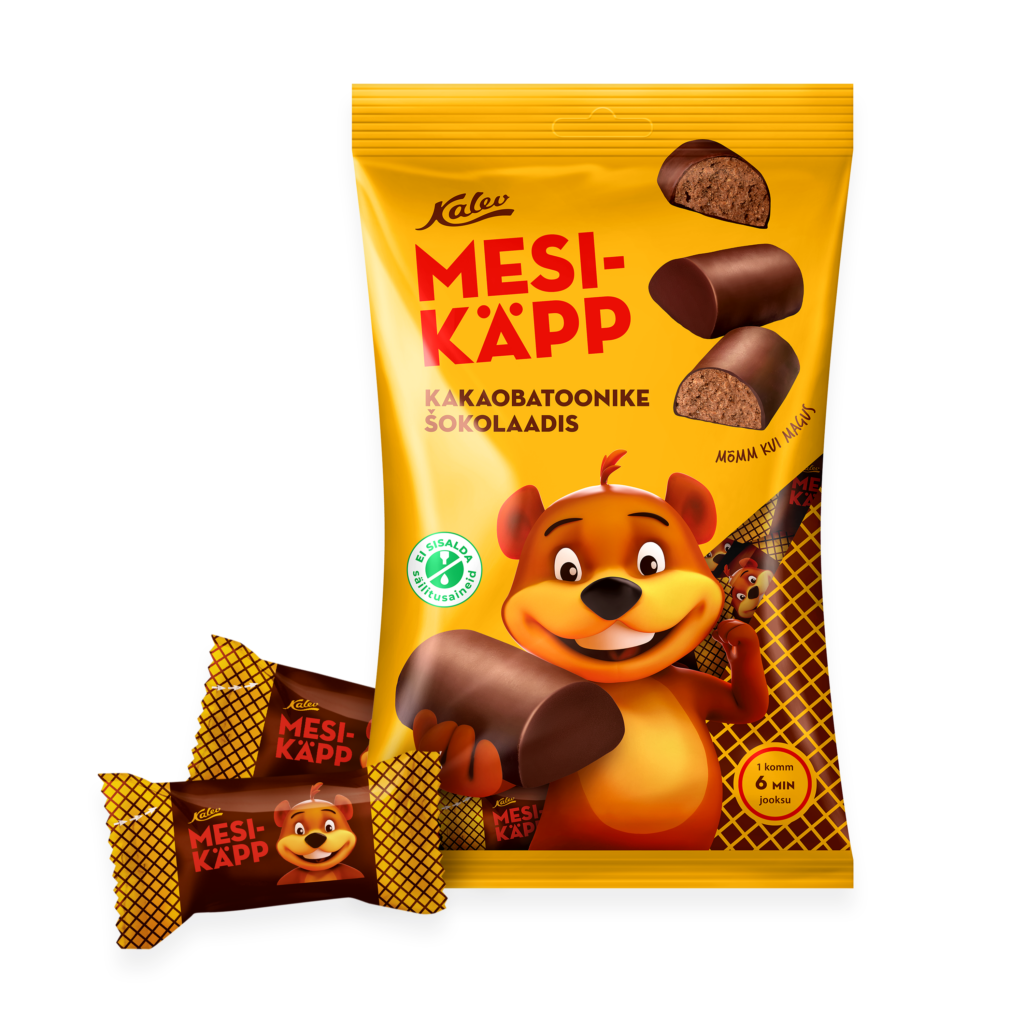 Mesikäpp šokolaadiglasuuriga kakaobatoonike 200g P
