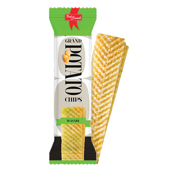 BalSnack Wasabi maitselised kartulivahvlid 90g