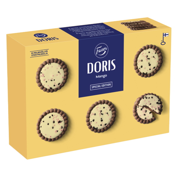 Fazer Doris Mangomaitselise täidisega küpsised 250g