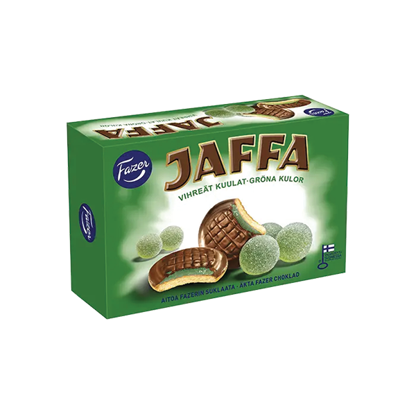 Fazer Jaffa Green Jellies küpsised 300g