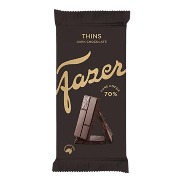 Karl Fazer Thins tume šokolaad 70% 95g