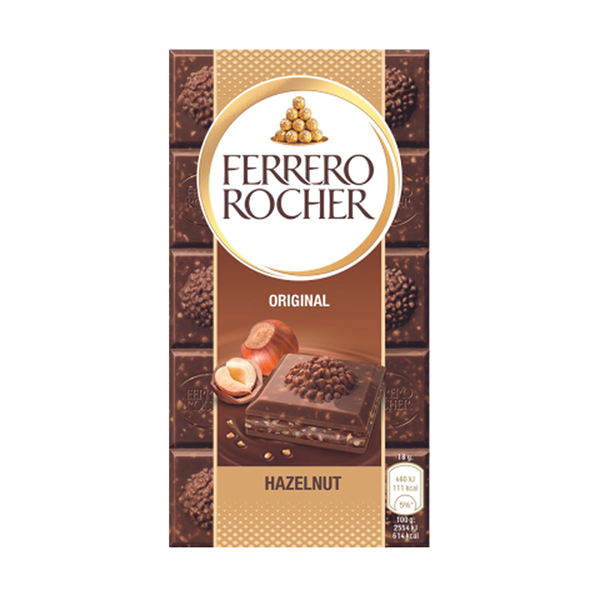 Ferrero Rocher piimašokolaad sarapuupähklitega 90g P