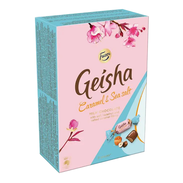 Geisha karamelli ja meresoolaga kommikarp 150g
