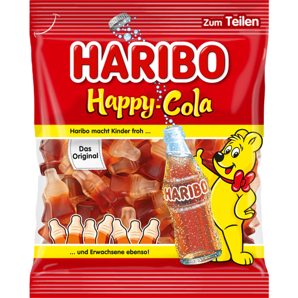 Kummikommid Haribo Happy Cola 175g