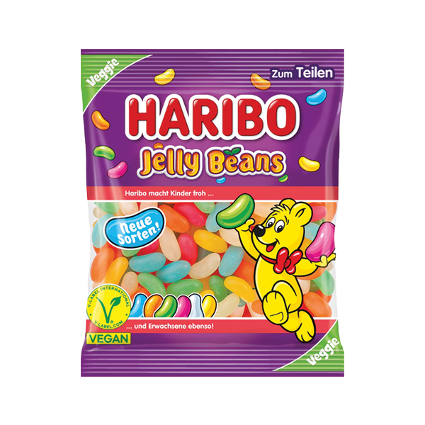 Dražeekommid Haribo Jelly Beans 160g