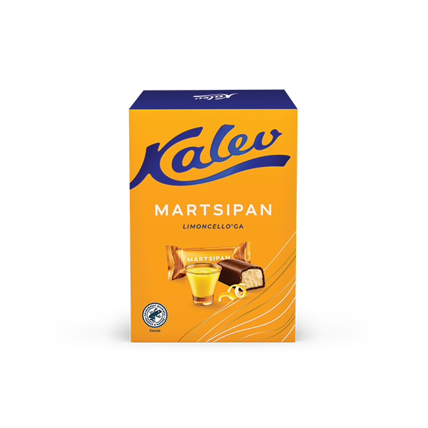 Kalev Limoncello likööriga martsipanikommid 150g