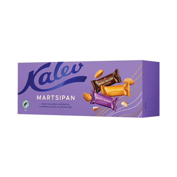 Kalev valik Vana Tallinnaga, limoncello’ga ning klassikalisi martsipanikomme 300g