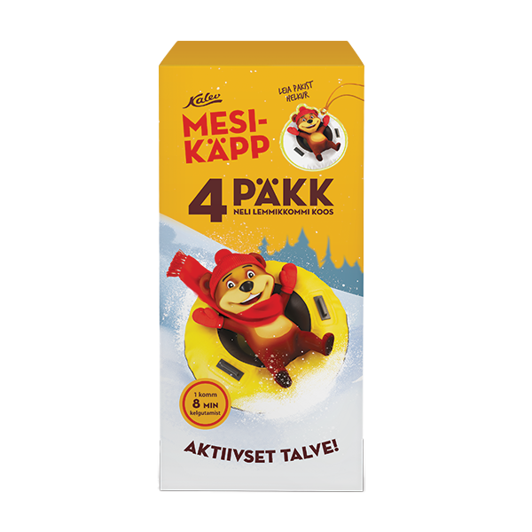 Mesikäpp 4Päkk kommipakk jõulu 420g P