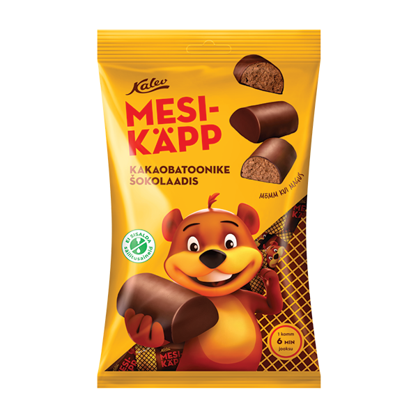 Mesikäpp šokolaadiglasuuriga kakaobatoonike 200g P