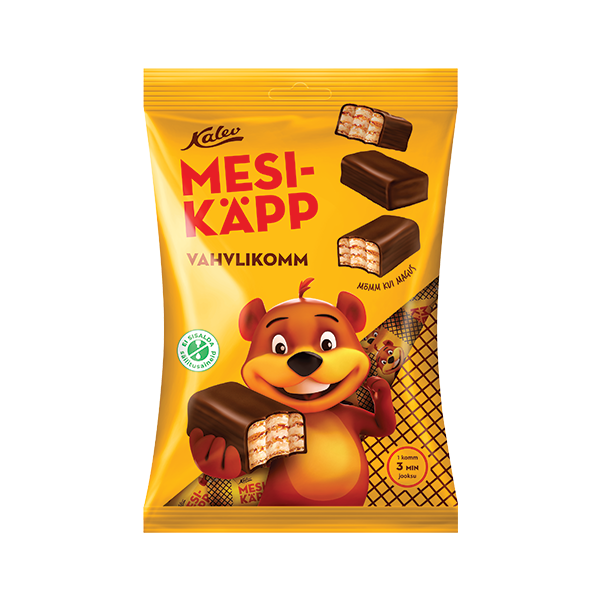 Mesikäpp vahvlikommid pralineekreemiga 150g