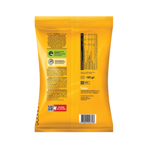 Mesikäpp vahvlikommid pralineekreemiga 150g