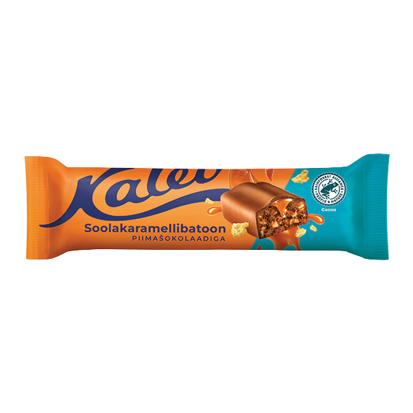 Kalev soolakaramelli batoon piimašokolaadis 40g P