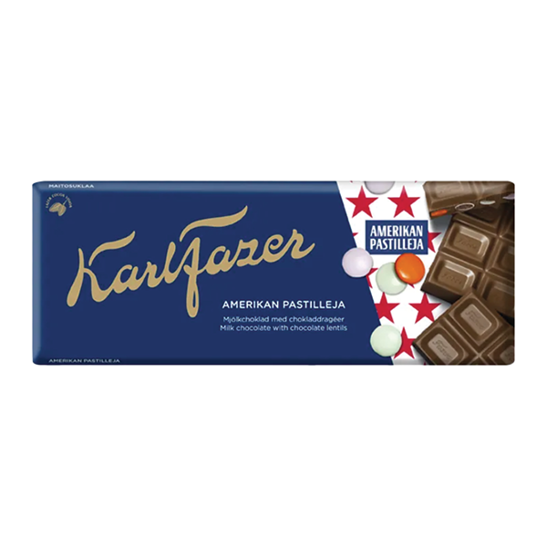 Karl Fazer American lentils piimašokolaad 180g