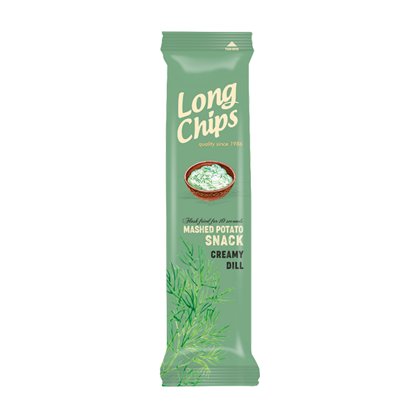 Long Chips kartulivahvel hapukoore- ja tillimaitseline 75g