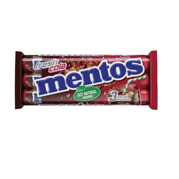 Nätsukommid Cola Mentos 3x37.5g