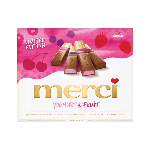 Merci Yoghurt/Fruit assortiišokolaad 250g