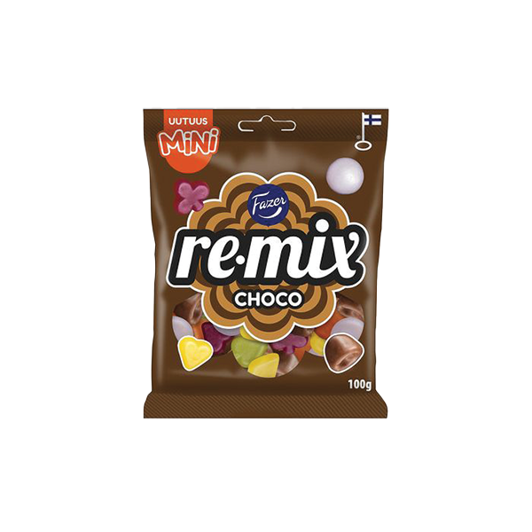 Fazer Remix Mini Choco kummikommid 100g