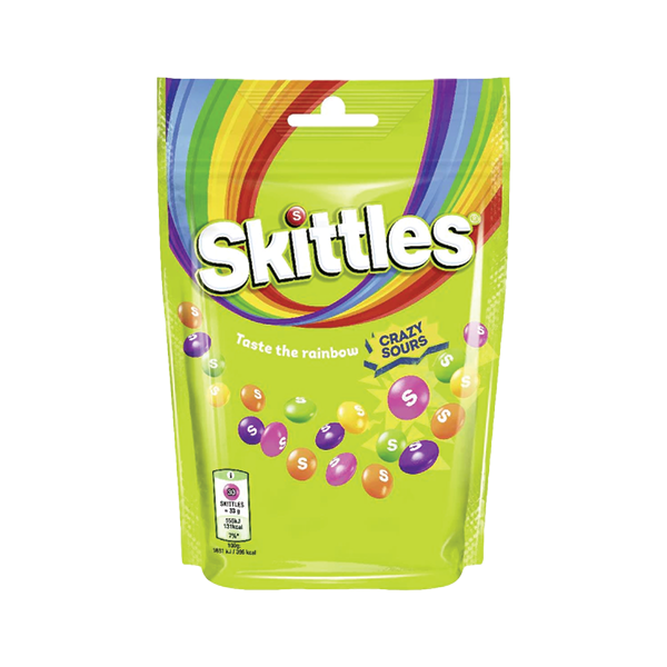 Dražeed Skittles Crazy Sours 136g