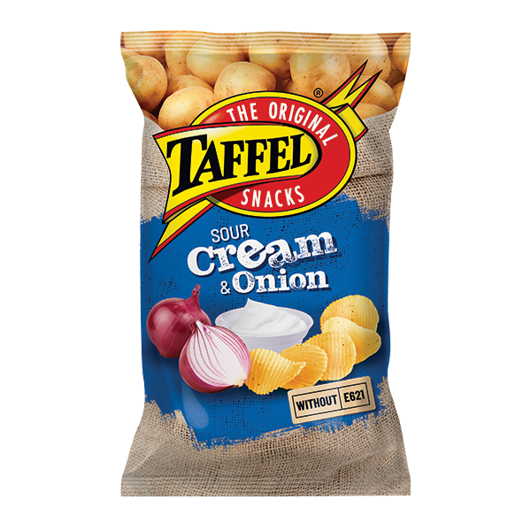 Taffel hapukoore-sibulamaitselised kartulilaastud 75g