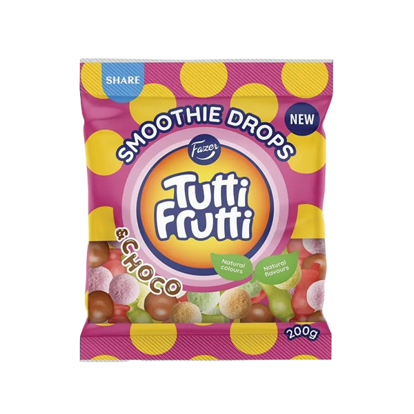 Tutti Frutti Smoothie Drops & Choco 200g