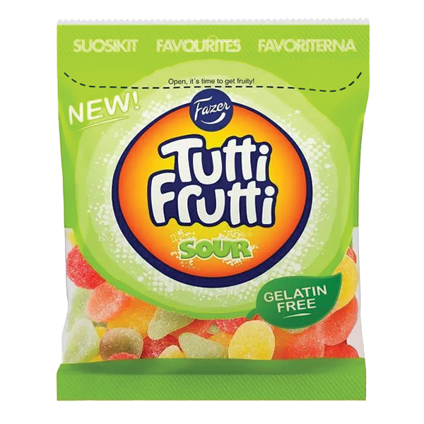 Tutti Frutti Sour kommikott 500g