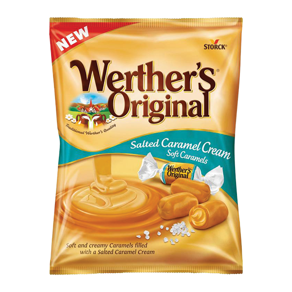 Werther's Original soolakaramelli kommid 125g