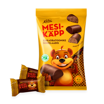 Mesikäpp šokolaadiglasuuriga kakaobatoonike 200g P