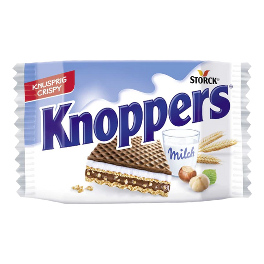 Vahvel piima-pähklikreemiga Knoppers 25g P