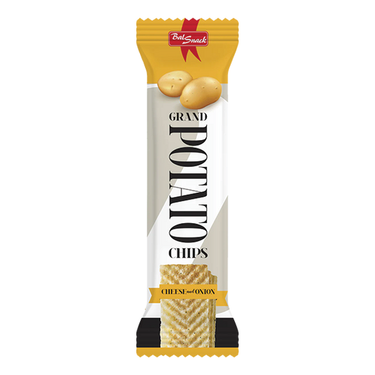 BalSnack Juustu- ja sibulamaitselised kartulivahvlid 90g
