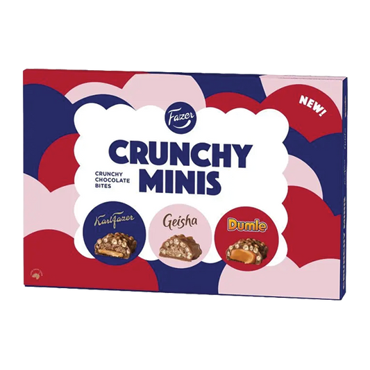 Fazer Crunchy Minis pralineede assortii 148g