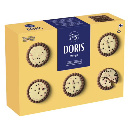 Fazer Doris Mangomaitselise täidisega küpsised 250g