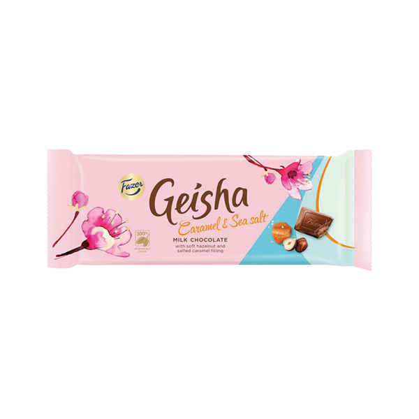Geisha piimašokolaad karamelli ja meresoolaga 100g