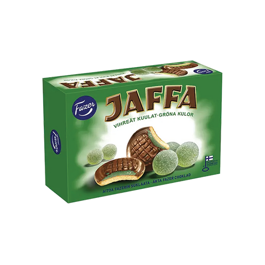 Fazer Jaffa Green Jellies küpsised 300g