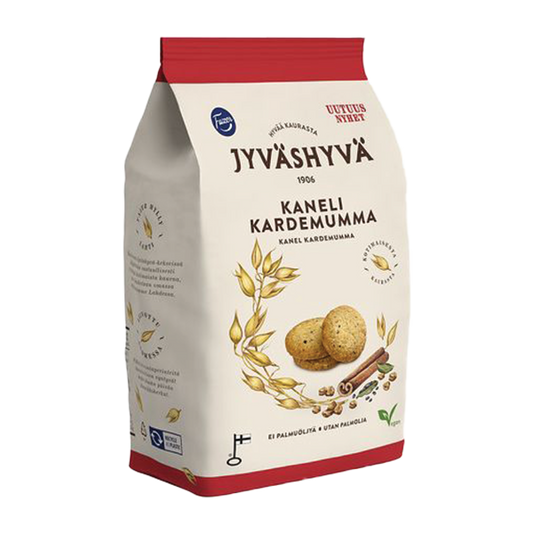 Jyväshyvä küpsised kardemoni ja kaneeli 320g