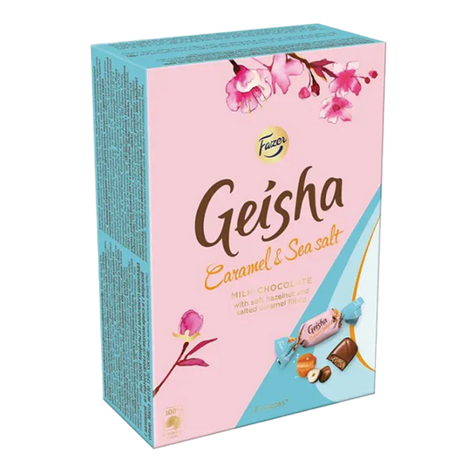 Geisha karamelli ja meresoolaga kommikarp 150g