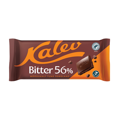 Kalev Bitter 56% mõõdukalt tume šokolaad 100g
