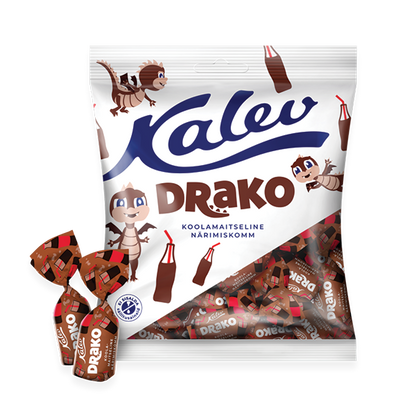 Kalev Drako koolamaitselised närimiskommid 110g P