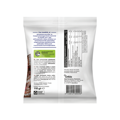 Kalev Drako koolamaitselised närimiskommid 110g P