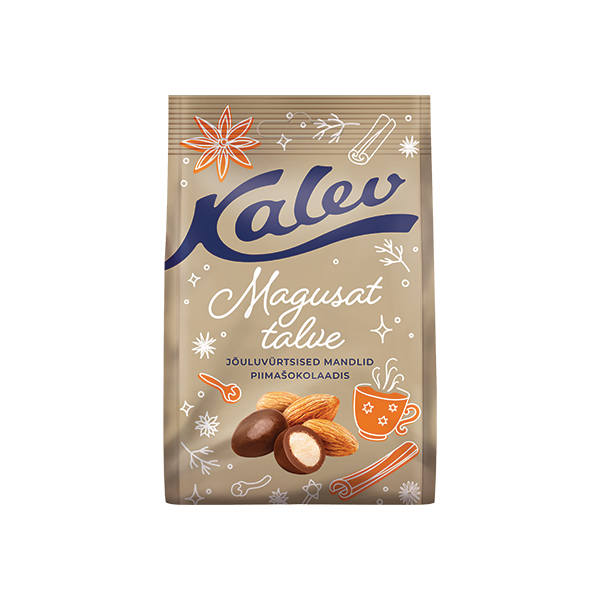 Kalev jõuluvürtsine mandel piimašokolaadis 110g