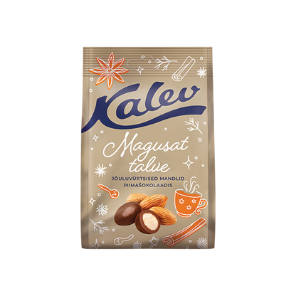 Kalev jõuluvürtsine mandel piimašokolaadis 110g
