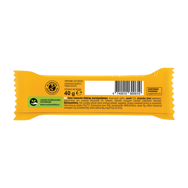 Kalev Limoncello martsipanibatoon 40g