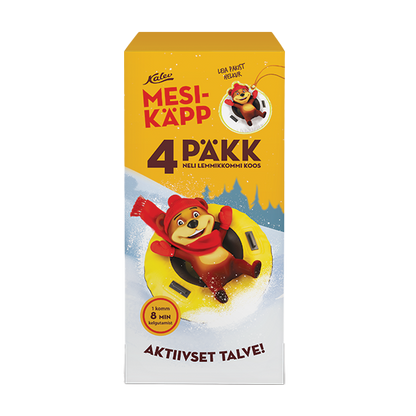 Mesikäpp 4Päkk kommipakk jõulu 420g P