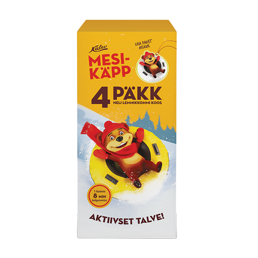 Mesikäpp 4Päkk kommipakk jõulu 420g P