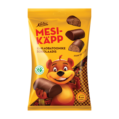 Mesikäpp šokolaadiglasuuriga kakaobatoonike 200g P