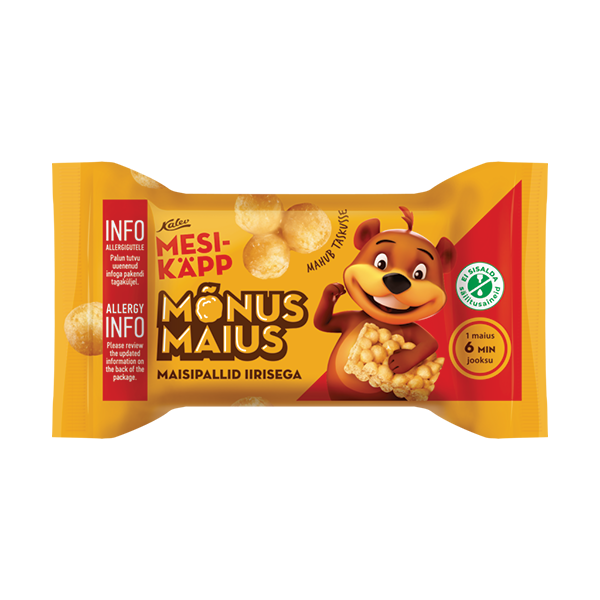 Mesikäpp Mõnus Maius maisipallid iirisega 25g