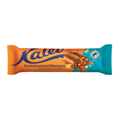 Kalev soolakaramelli batoon piimašokolaadis 40g P