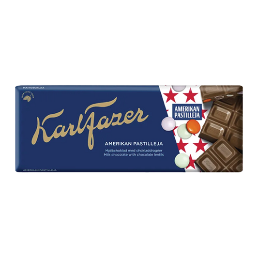 Karl Fazer American lentils piimašokolaad 180g