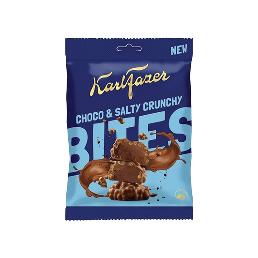 Karl Fazer Choco & Salty Crunchy Bites 94g