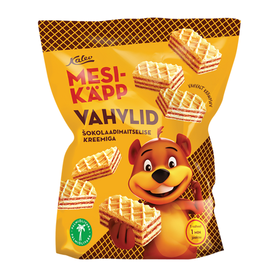 Mesikäpp šokolaadimaitselise kreemiga vahvlid 250g