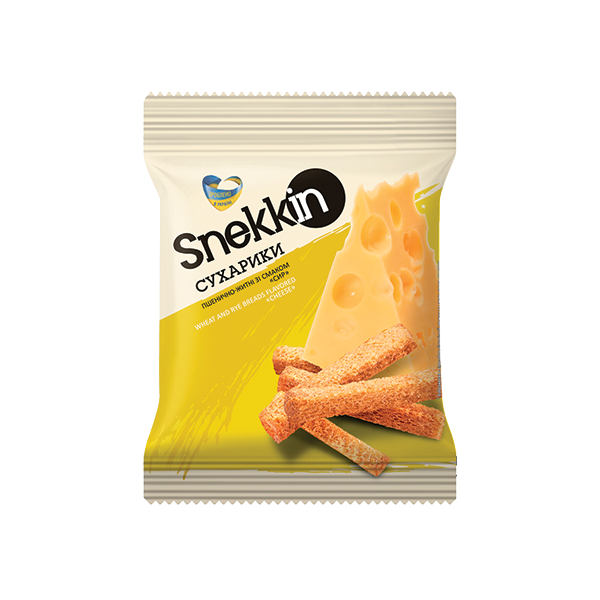 Snekkin juustumaitselised nisu- ja rukkileivakrõpsud 110g